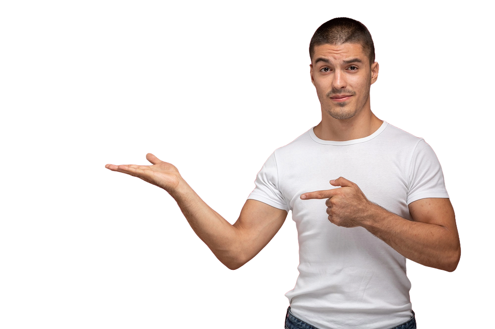 Man Pointing